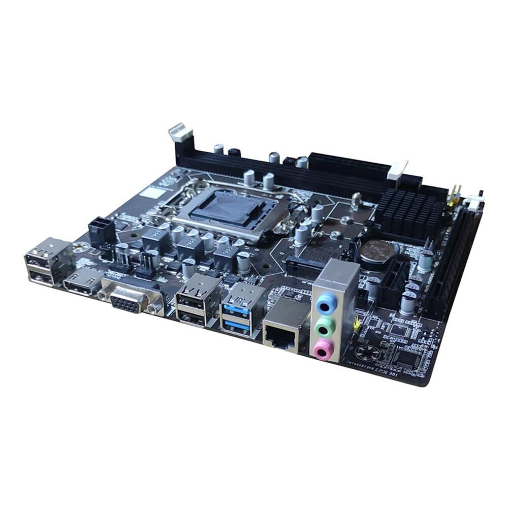 Quadro H61-B75M1 DDR3 GLan VGA,HDMI 4x Sata3 M.Sata 16X PCIe 1155p USB 3.0 2.3. Nesil Anakart