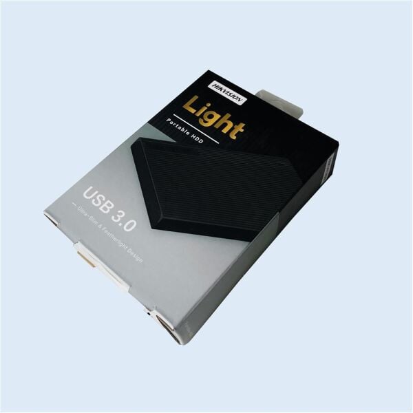 Hikvision 1TB Light 2.5'' USB 3.0 Ultra-Slim Harici Harddisk HS-EHDD-T30-1T BLACK