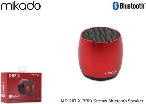 Mikado MD-2BT X-BRIO Kırmızı Bluetooth Speaker