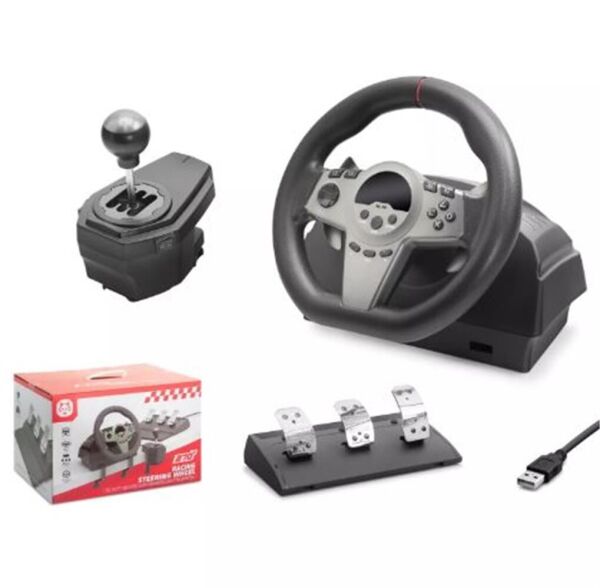 Nodar Nd757 Direksiyon Seti Siyah 270° Ps4-Ps3-Pc-Xbox One-N-Sw-Xbox Series-S P4 Slim P4 Pro Siyah