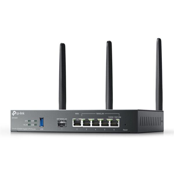TP-LINK OMADA ER706W AX3000 WIFI6 1XGIGABIT SFP WAN/LAN PORT 1XGIGABIT RJ45 WAN PORT 4XGIGABIT WAN/LAN RJ45 VPN ROUTER