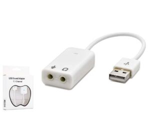 HADRON HDX5263 USB Harici Ses Kartı 7.1 Beyaz