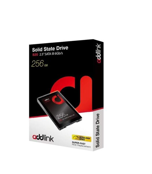Addlink 256GB AD256GBS20S3S 510-400 MB-s 2.5” SATA III 6Gb-s SSD Disk