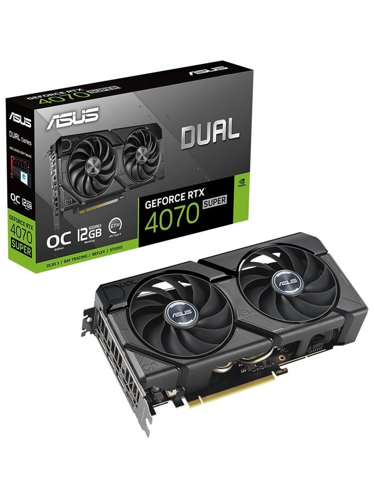 Asus RTX 4070 Super Dual Evo OC DUAL-RTX4070S-O12G-EVO 192 Bit GDDR6X 12 GB Ekran Kartı