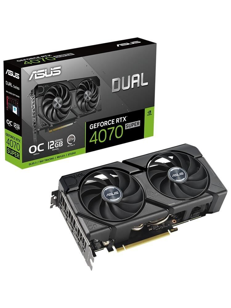 Asus RTX 4070 Super Dual Evo OC DUAL-RTX4070S-O12G-EVO 192 Bit GDDR6X 12 GB Ekran Kartı