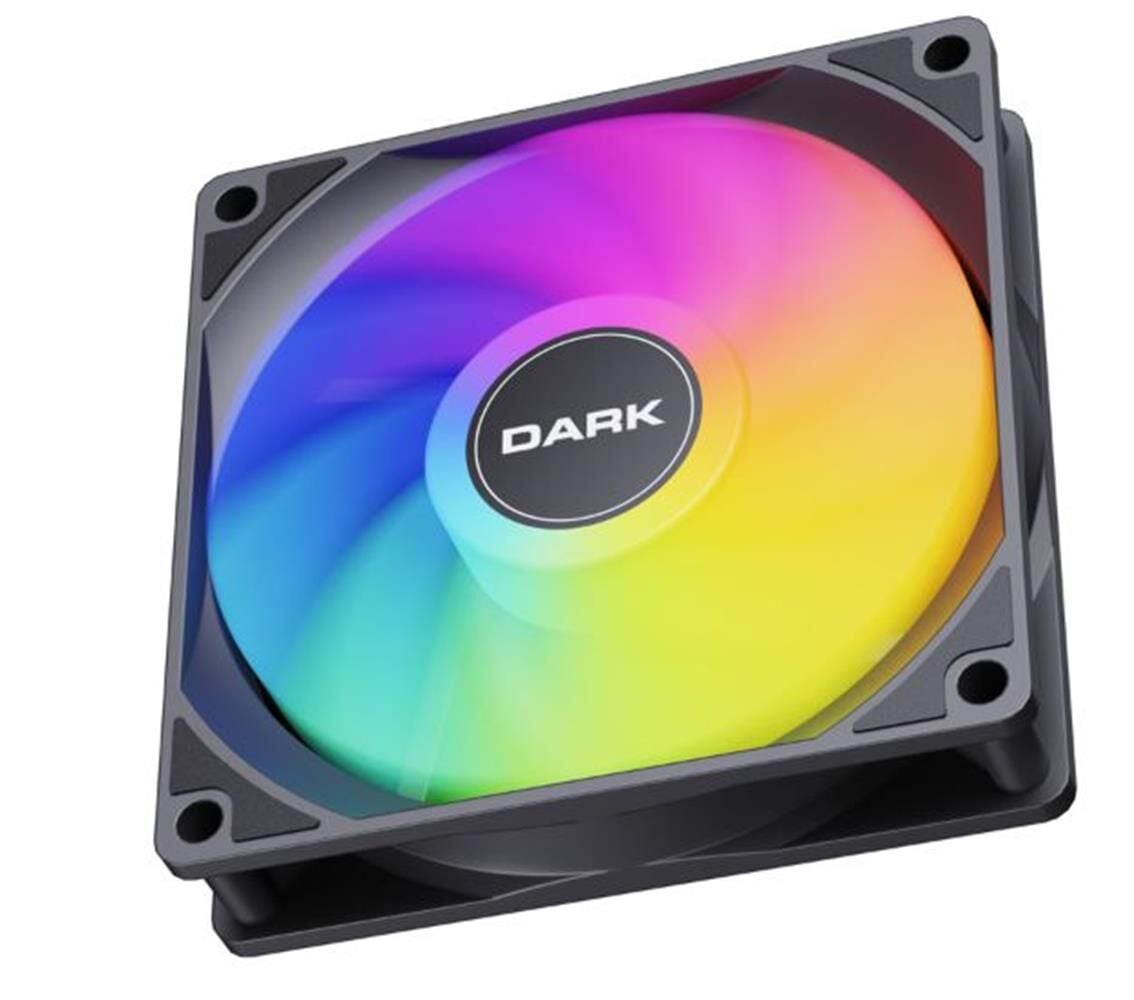 Dark DKCF126F Sessiz 12cm FRGB 1200 RPM, 36CFM, Siyah Kasa Fanı
