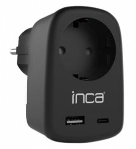 INCA IPW-42SY TYPE-C+ USB-A Giriş   Soketli Duvar Prizi