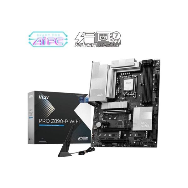 MSI PRO Z890-P WIFI DDR5 8666MT/S 1XHDMI 1XDP 1XUSB TYPE-C 4XM.2 ATX 1851P (INTEL ULTRA PROCESSORS SERIES 2)