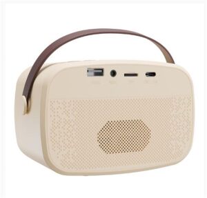 Mikado MD-57BT Endless 5W Bej TF + USB + AUX + BT Destekli 2 Wireless Karaoke Mikrofon 1200mAh