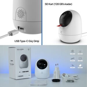 XENON X7205 FHD GECE GORUS WI-FI GUVENLIK KAMERASI