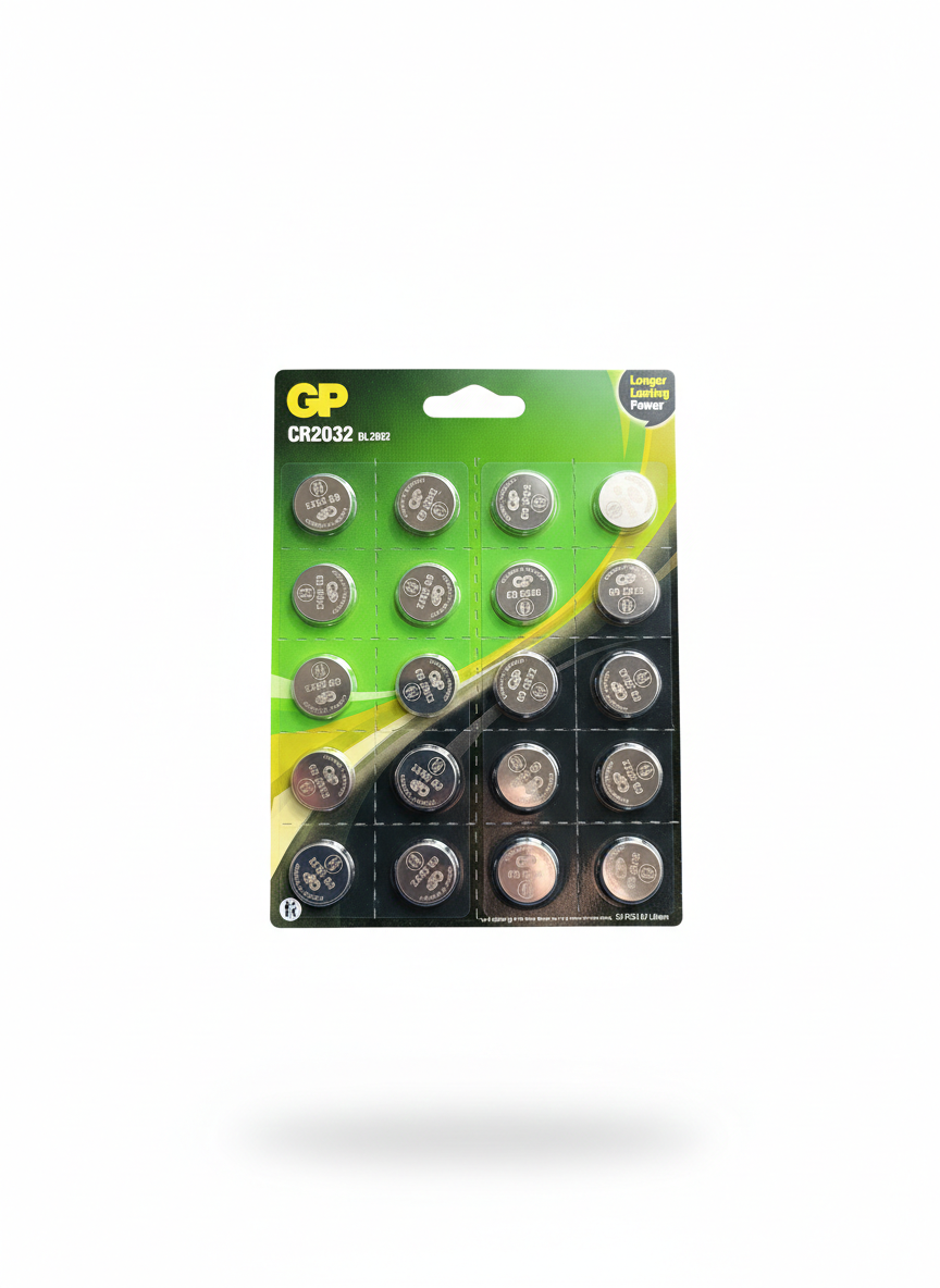GP CR2032-2CAI20 3V Lityum Pil 20 li Kart