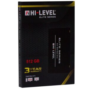 Hi-Level 512GB Elite HLV-SSD30ELT-512G 560-540MB-s 2.5'' SATA3 Kızaksız SSD Disk