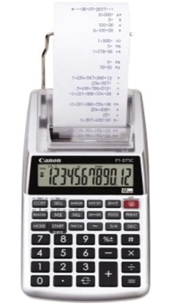 Canon P1-DTSC II 12 Hane Şeritli  Hesap Makinesi