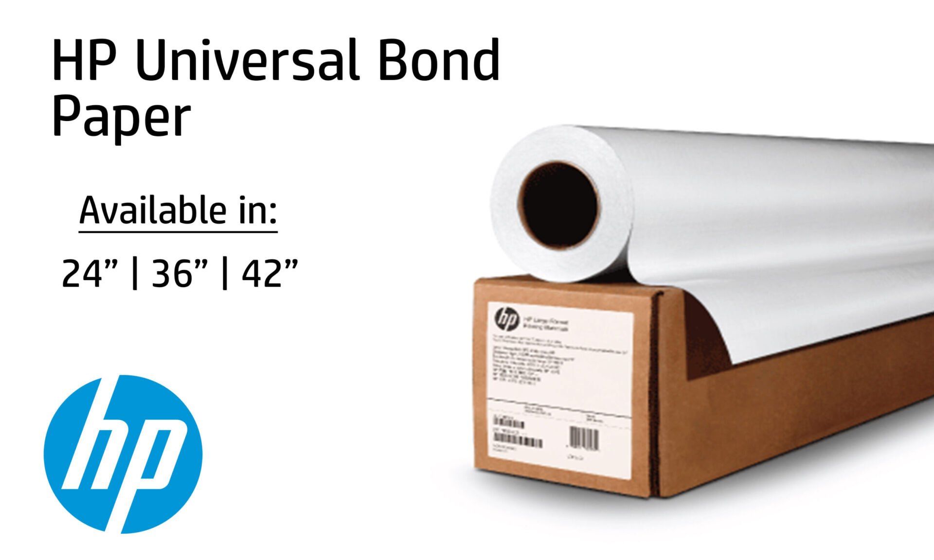 HP Evrensel Bond Kağıdı-610 mm x 45,7 m (24 inç x 150 ft)