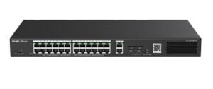 Ruijie-Reyee RG-ES228GS-LP 28 Port 10-100-1000 Yönetilebilir 2SFP 2Gigabit Uplink 24Port PoE+(250W)