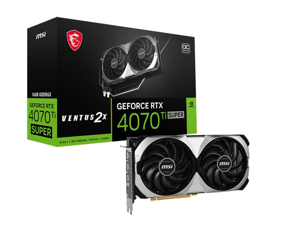 MSI GEFORCE RTX 4070 TI SUPER VENTUS 2X OC 16G