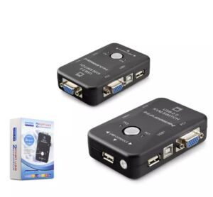HADRON HDX1360 VGA USB KVM SWITCH 2GİRİŞ 1ÇIKIŞ SİYAH
