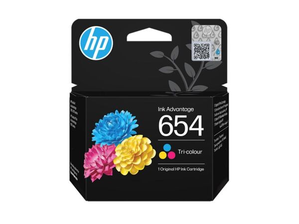 HP 654 3 Renkli 200 Sayfa Kartuş 7FP38UE