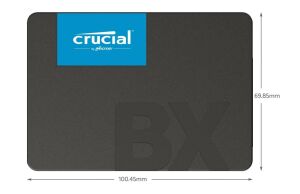Crucial 240Gb CT240BX500SSD1 Bx500 2.5'' Sata3 540-500 3Dnand Siyah Ssd Disk