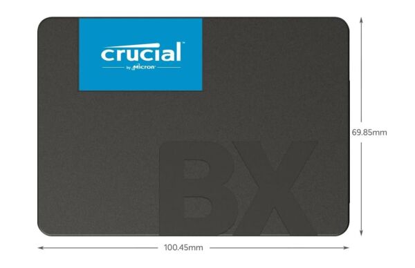 Crucial 240Gb CT240BX500SSD1 Bx500 2.5'' Sata3 540-500 3Dnand Siyah Ssd Disk