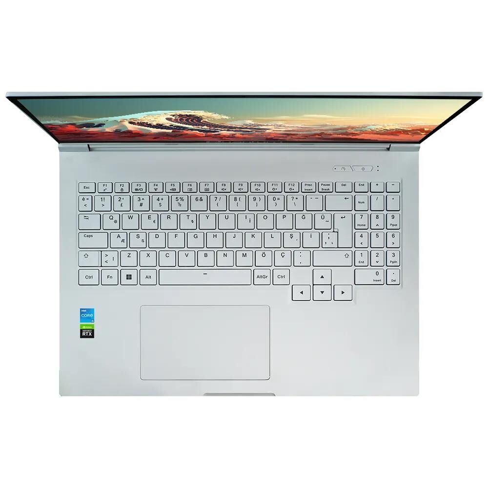 Quantum WhiteFang G5035 intel i5-13420H 16GB 512GB RTX3050 4GB HDMI 16'' FreeDOS Beyaz Notebook