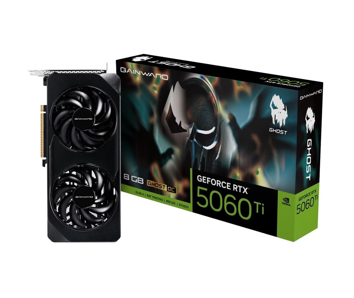 Gainward GeForce RTX5060Ti GHOST 8GB GDDR7 128Bit Gaming (Oyuncu) Ekran Kartı