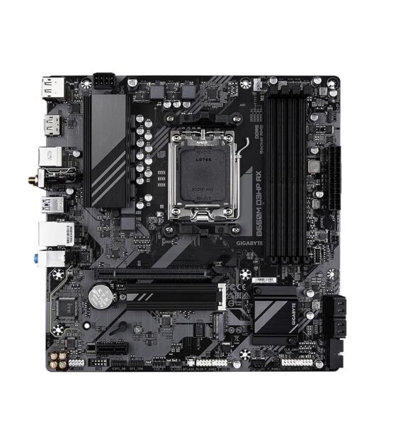 Gigabyte B650M D3HP Ax Amd B650 Am5 Ddr5 7600MHZ (Oc) Hdmı-dp M.2 Wi-Fi Rgb Matx Anakart