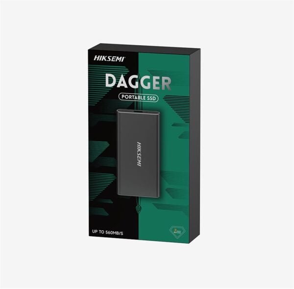 Hiksemi 512Gb Dagger T200N Mini Usb 3.2 Taşınabilir SSD
