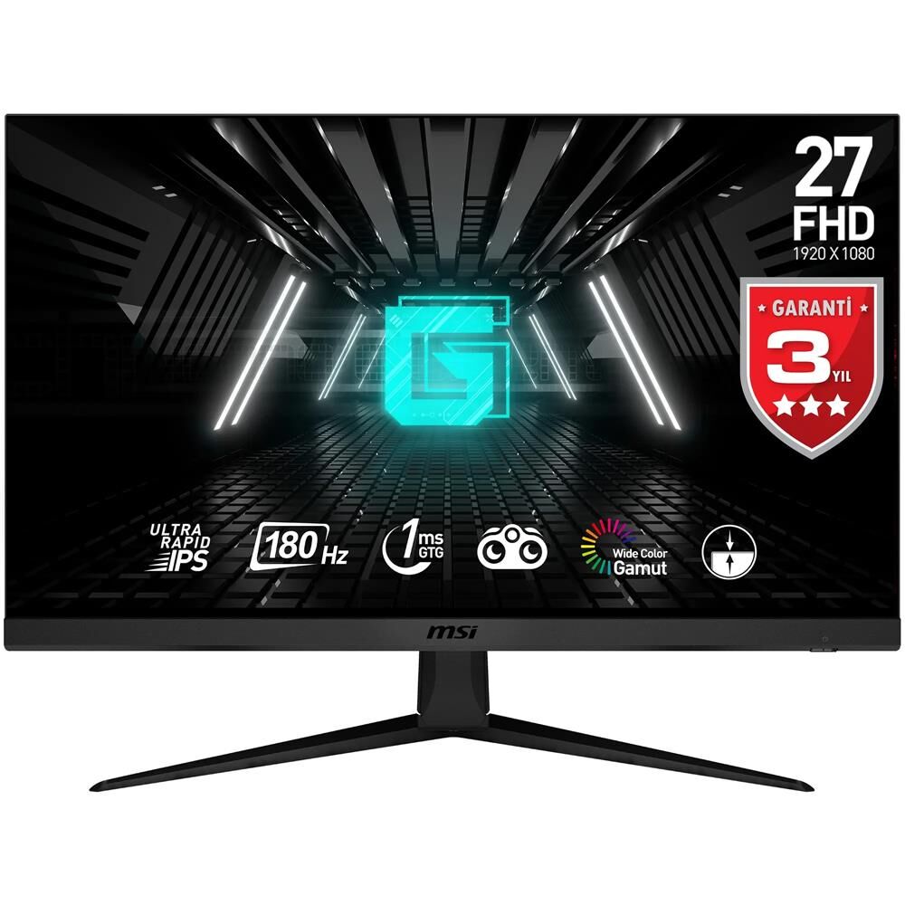 Msi 27'' G2712F 1920x1080 (FHD) 16:9 FLAT ULTRA RAPID IPS 180HZ 1MS ADAPTIVE-SYNC Gaming Monitör