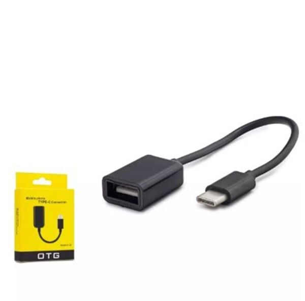 Hadron Hdx1015 Type-C To Usb F Kablo Siyah