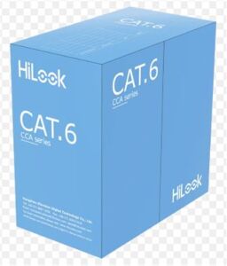 Hilook NC-1LN6UU-CCA-M CAT6 U-UTP 23 AWG 305 Mt  Ağ Kablosu, CCA, 0,57 mm
