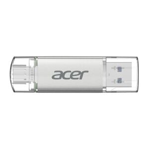 Acer 256GB USB 3.2 UT300-256GB USB-A+USB-C Çift Taraflı Metal Flash Bellek