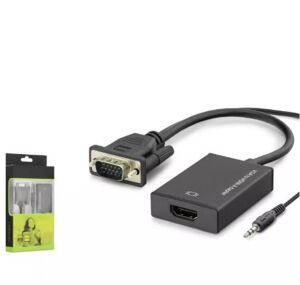Hadron Hdx7794 Vga To Hdmi F Çevirici + Audio 1080P Siyah