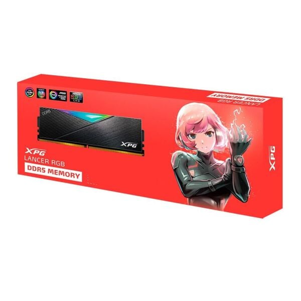 XPG 16GB Lancer RGB DDR5 6000MT-s CL 30-40-40 1.4V Soğutuculu PC Ram