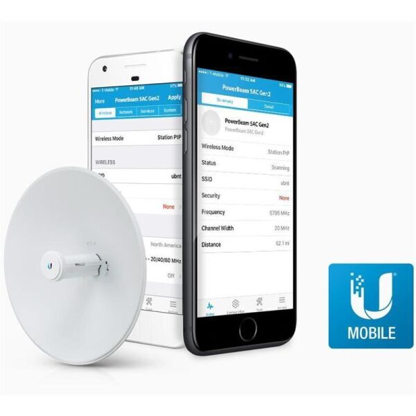 UBIQUITI PBE-5AC-GEN2 5GHZ 25DBI 450MBPS 25KM PTP/PTMP DIŞ ORTAM ACCESS POINT