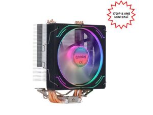 Frisby FCL-F1334C Intel 1366-115x-1200-1700-AMD AM2-AM2+-AM3-AM4-AM5 CPU FANI