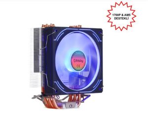 Frisby FCL-F1336C Intel 1366-115x-1200-1700-AMD AM2-AM2+-AM3-AM4-AM5 CPU FANI