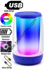 Pluse 4 Mini Ses Bombası.360° Işıklandırma,hoparlör Bt