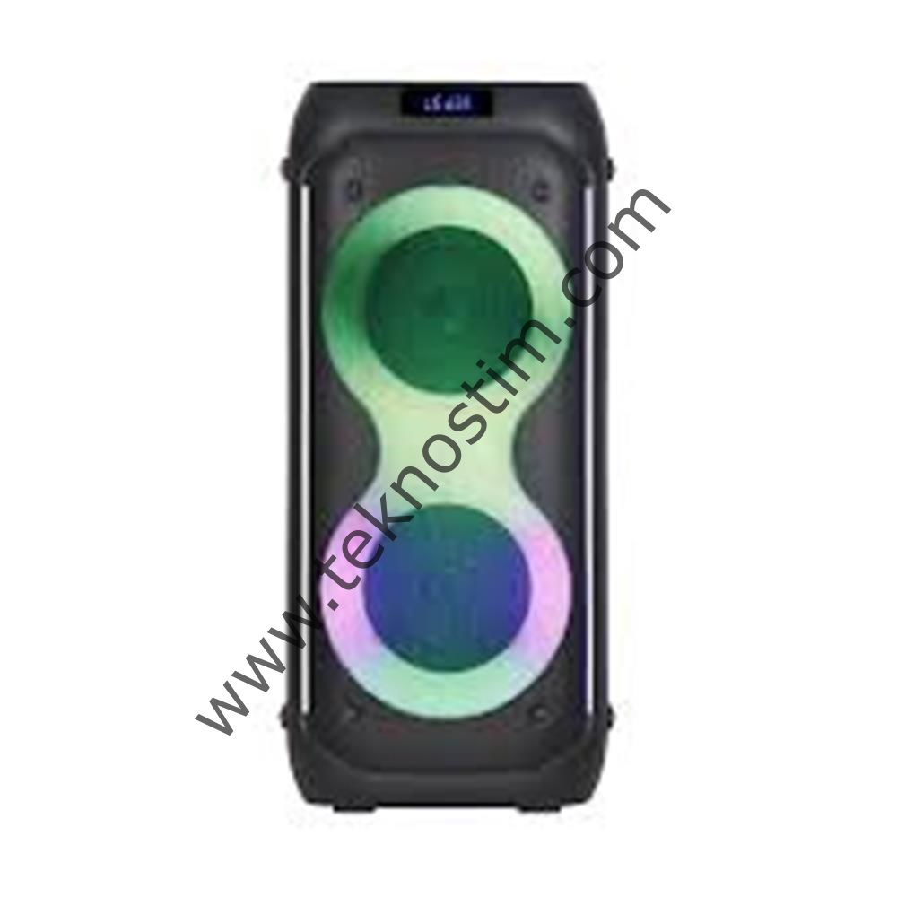 NDR-610  2-6.5'' Amplifikatör Dahili Taşınabilir Faaliyetleri Parti PA Kablosuz RGB Hoparlör Anfi