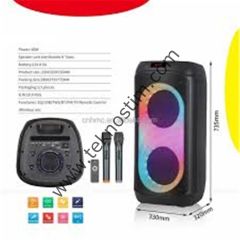 NDR-810 çift 8 '' Yüksek Güç Parti Bluetooth Hoparlör Taşınabilir