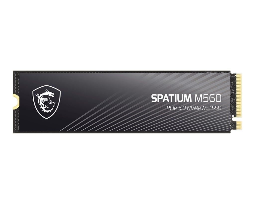 1TB MSI SPATIUM M560 PCIE 5.0 NVME M.2 10200/8400MB/s