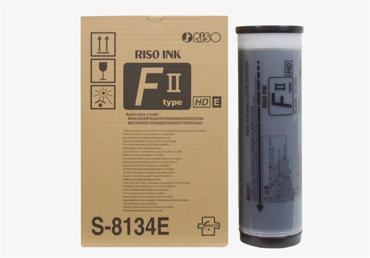 Riso S-8134- 6870 -7124 RZ 970-6870 SF-9390 Orjinal Mürekkep E type HD Z type