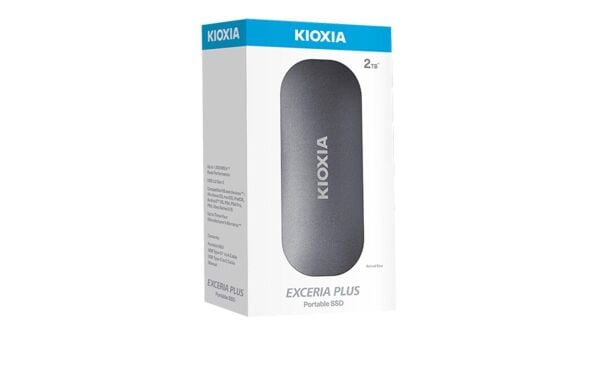 Kioxia 2TB Exceria Plus LXD10S002TG8 Mini Taşınabilir USB 3.2 Gen 2 Type-C Harici Taşınabilir SSD