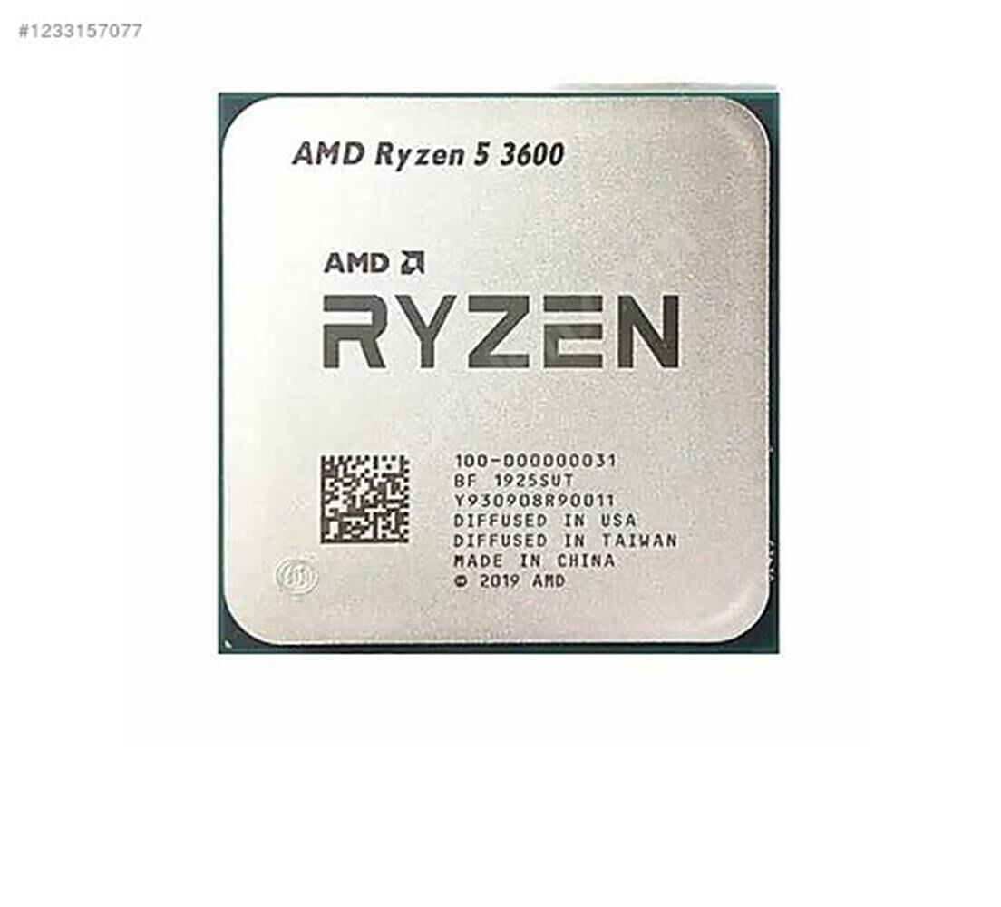 Amd Ryzen 5 3600 MPK 3.60Ghz 32Mb Am4 (65W) Kutusuz Tray İşlemci