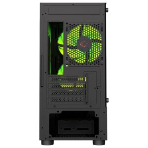 Rampage LYRA Mesh Temperli Camlı Siyah 3- 12cm RGB Fan M-ATX Mid-T Gaming Oyuncu Kasası PSU YOK