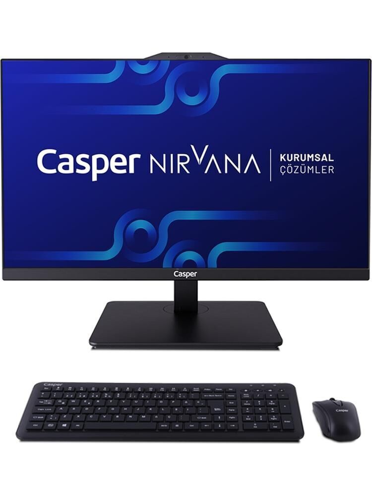 Casper Nirvana A90.1362-BQ00X-V-S Siyah i7 13620H 16GB RAM 1TB 23.8'' FreeDOS Pivot All In One