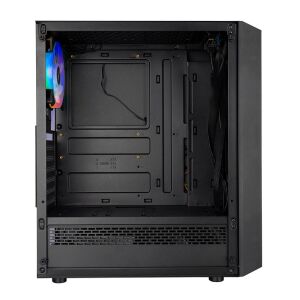 Rampage BLAZE Mesh Temperli Camlı Siyah 4- 12cm ARGB Fan M-ATX Mid-T Gaming Oyuncu Kasası PSU YOK