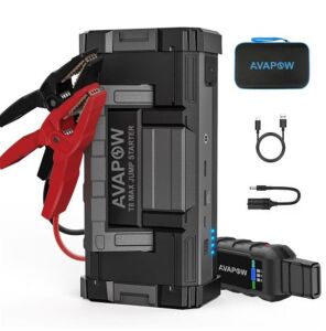Avapow A68 32000mAh 6000A(2Vden Düşük Aküyü Çalıştıran) Jump Starter Taşınabilir Akü Takviye Kiti