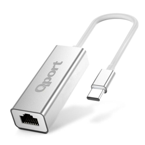 QPORT Q-TR45 TYPE-C TO RJ45(GİGABİT)NETWORK ÇEVİRİCİ