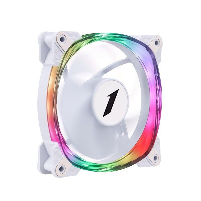1ST PLAYER FS7 120MM ARGB PWM TEKLİ BEYAZ KASA FANI